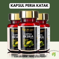 KAPSUL PERIA KATAK EKSTRIA (30 Kapsul) Asli 100% - Turunkan Gula Kencing Manis/ Diabetis 