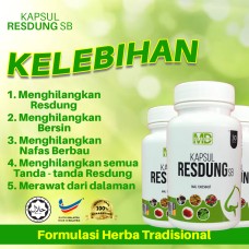 KAPSUL RESDUNG SB - Penawar Atasi Resdung Gatal Hidung, Bersin Tak Selesa, Hidung Tersumbat, Nafas Berbau, Alahan Habuk & Alah Makanan Laut